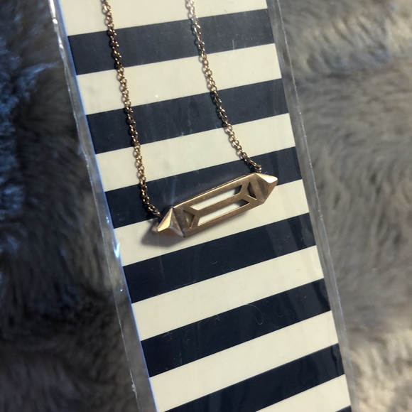 NWT Stella & Dot Keep Collective Oil Diffuser Necklace Rose Gold - Picture 3 of 3